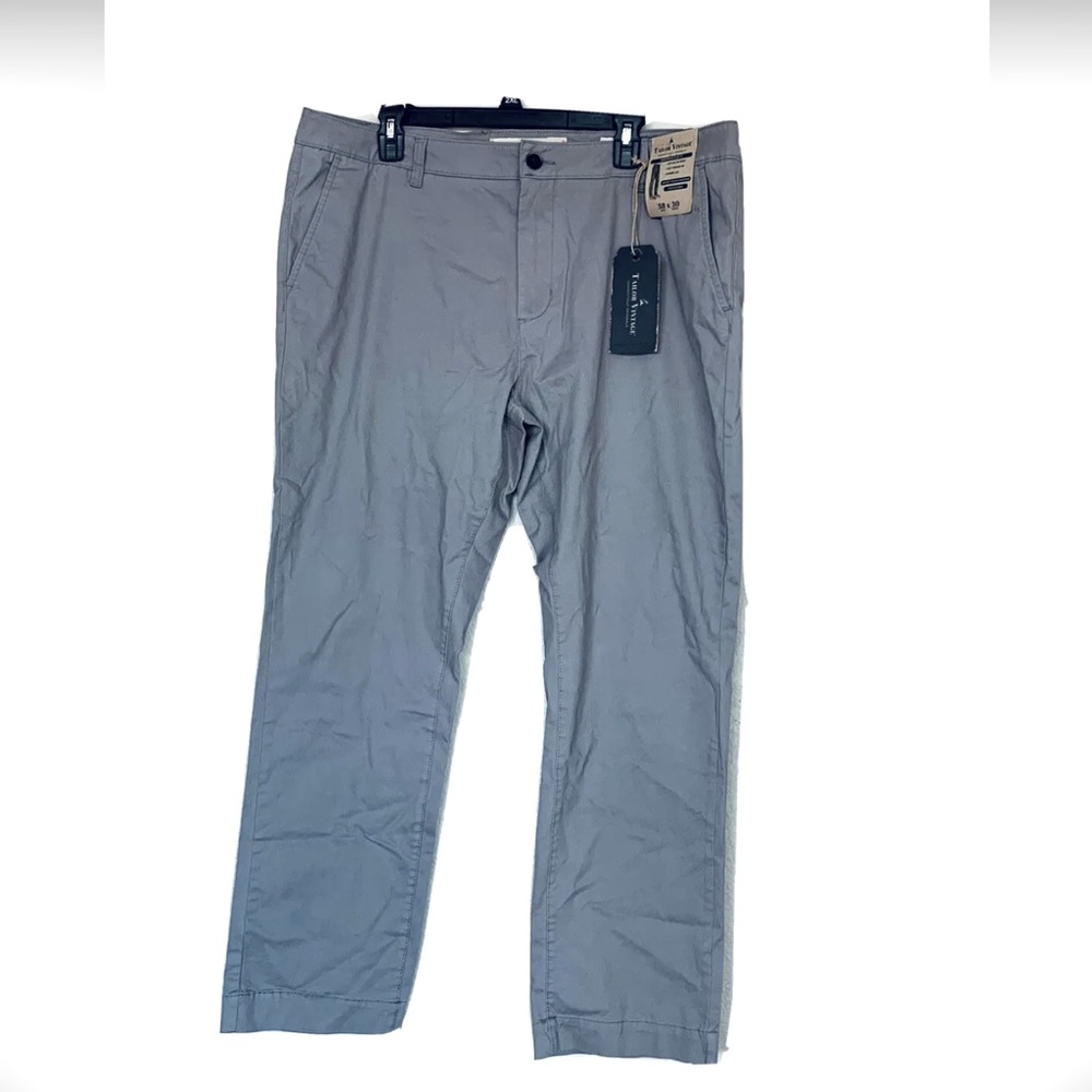 NWT tailor vintage slim fit mens 38x30 stretch long pants $118